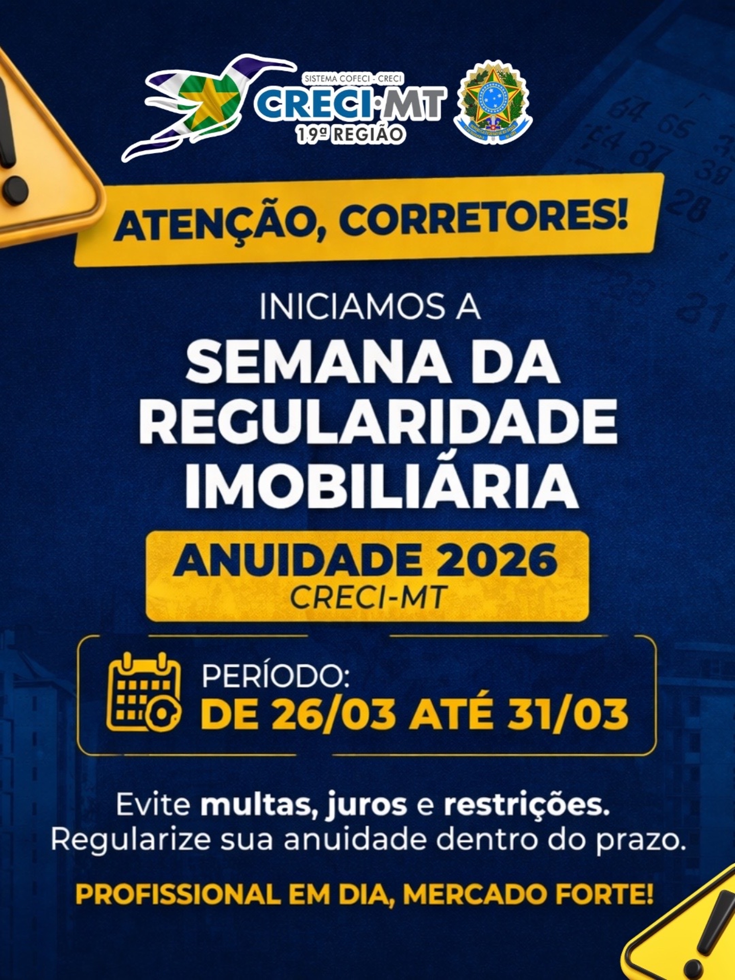 Pop-up CRECI-MT 19ª Região